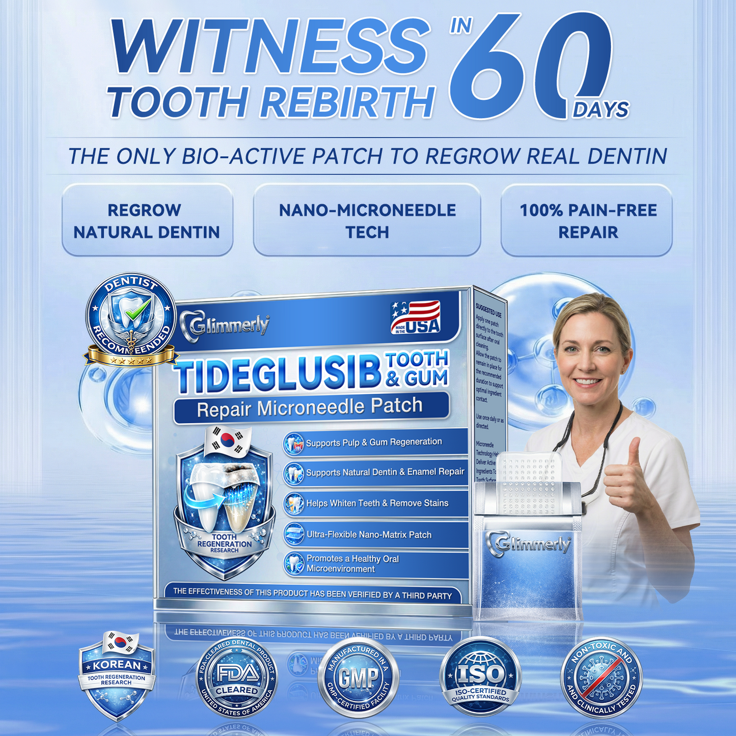 【Celebrity-favorite teeth patches 】🦷𝐆𝐥𝐢𝐦𝐦𝐞𝐫𝐥𝐲® 𝐓𝐢𝐝𝐞𝐠𝐥𝐮𝐬𝐢𝐛 𝐓𝐨𝐨𝐭𝐡 & 𝐆𝐮𝐦 𝐑𝐞𝐩𝐚𝐢𝐫 𝐌𝐢𝐜𝐫𝐨𝐧𝐞𝐞𝐝𝐥𝐞 𝐏𝐚𝐭𝐜𝐡  | 𝐀𝐝𝐯𝐚𝐧𝐜𝐞𝐝 𝐒𝐭𝐞𝐦-𝐂𝐞𝐥𝐥 𝐀𝐜𝐭𝐢𝐯𝐚𝐭𝐢𝐨𝐧 𝐓𝐞𝐞𝐭𝐡 𝐒𝐭𝐫𝐢𝐩𝐬(🦷𝐑𝐞𝐛𝐮𝐢𝐥𝐝 𝐄𝐧𝐚𝐦𝐞𝐥 & 𝐃𝐞𝐧𝐭𝐢𝐧 • 𝐒𝐭𝐫𝐞𝐧𝐠𝐭𝐡𝐞𝐧 𝐆𝐮𝐦𝐬 • 𝐄𝐫𝐚𝐝𝐢𝐜𝐚𝐭𝐞 𝐓𝐚𝐫𝐭𝐚𝐫 & 𝐎𝐝𝐨𝐫 • 𝐒𝐭𝐨𝐩 𝐓𝐨𝐨𝐭𝐡 𝐒𝐞𝐧𝐬𝐢𝐭𝐢𝐯𝐢𝐭𝐲)