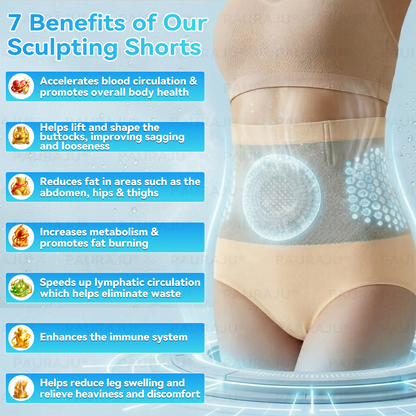 [❄️❄️𝐎𝐟𝐟𝐢𝐜𝐢𝐚𝐥 𝐁𝐫𝐚𝐧𝐝 𝐒𝐭𝐨𝐫𝐞] PAURAJU® Micro-Vibration Ice Silk Fat-Burning Shorts