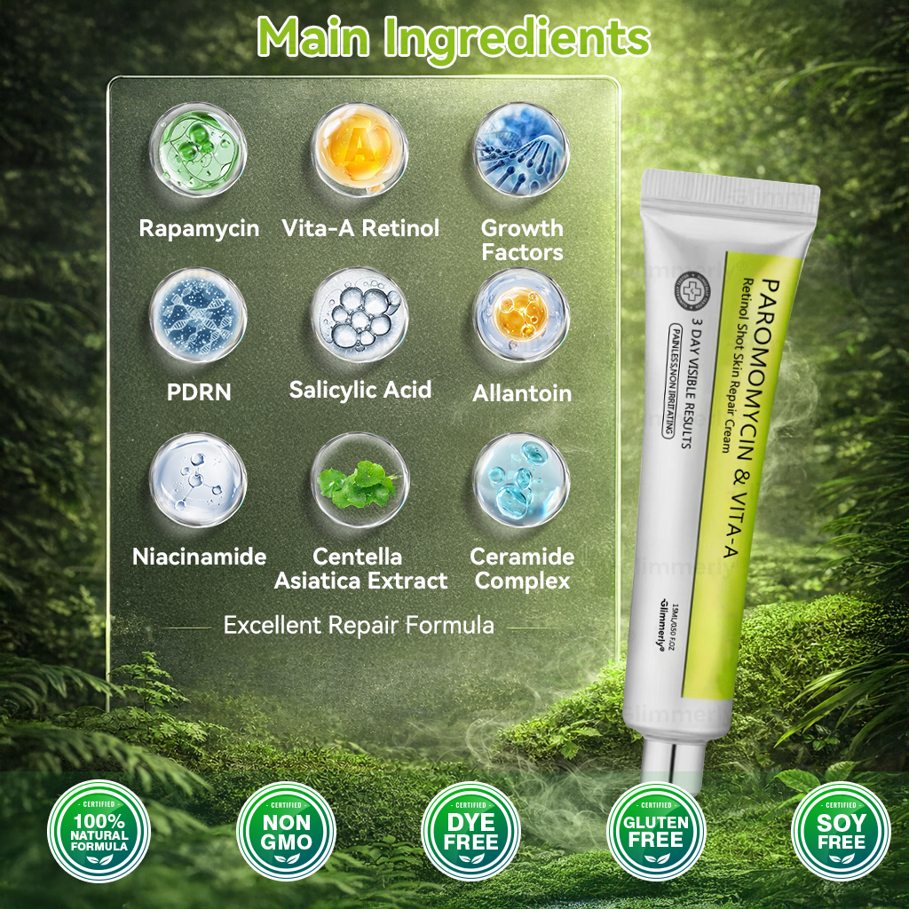 𝐺𝑙𝑖𝑚𝑚𝑒𝑟𝑙𝑦® 👩‍⚕️𝑃𝑎𝑟𝑜𝑚𝑜𝑚𝑦𝑐𝑖𝑛 & 𝑉𝑖𝑡𝑎-𝑎 𝑅𝑒𝑡𝑖𝑛𝑜𝑙 𝑆ℎ𝑜𝑡 𝑆𝑘𝑖𝑛 𝑅𝑒𝑝𝑎𝑖𝑟 𝐶𝑟𝑒𝑎𝑚（𝐖𝐢𝐭𝐡 𝐋𝐢𝐪𝐮𝐢𝐝 𝐌𝐢𝐜𝐫𝐨𝐧𝐞𝐞𝐝𝐥𝐞𝐬, 𝐆𝐞𝐧𝐭𝐥𝐲 𝐆𝐞𝐭𝐬 𝐑𝐢𝐝 𝐎𝐟 𝐖𝐚𝐫𝐭𝐬, 𝐌𝐨𝐥𝐞𝐬, 𝐀𝐠𝐞 𝐒𝐩𝐨𝐭𝐬, 𝐀𝐧𝐝 𝐒𝐤𝐢𝐧 𝐓𝐚𝐠𝐬 ）🪄