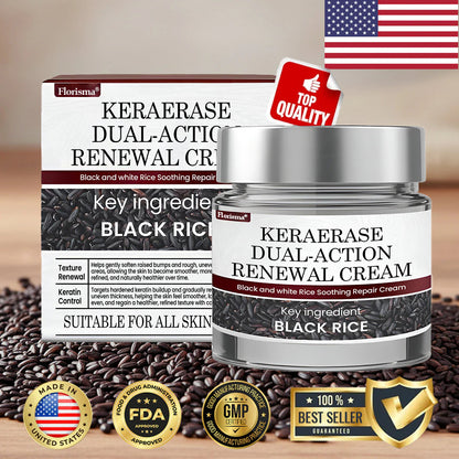 Florisma® KeraErase Dual-Action Renewal Cream 💎 Discover smooth, clear, and even-looking skin again with a gentle, botanical formula that targets and renews skin irregularities, skin tags, and keratin buildup without irritation👨‍🔬