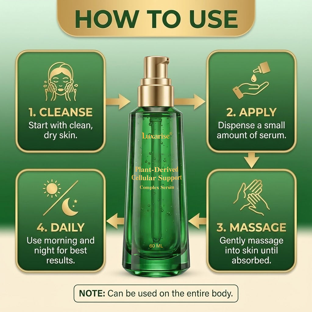 Make your skin more refined and stable 🪁 Luxarise® Plant-Derived Cellular Support Complex Serum (Lift & Firm Sagging Skin & Reduce Wrinkle Formation) 🧩
