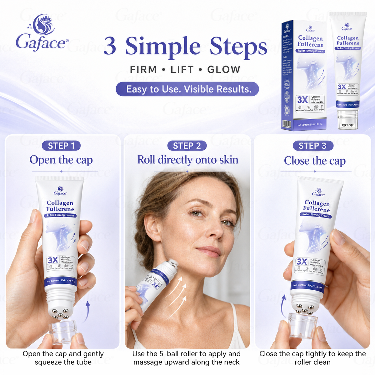 𝐆𝐚𝐟𝐚𝐜𝐞® 𝐂𝐨𝐥𝐥𝐚𝐠𝐞𝐧 & 𝐅𝐮𝐥𝐥𝐞𝐫𝐞𝐧𝐞 𝐑𝐨𝐥𝐥𝐞𝐫 𝐅𝐢𝐫𝐦𝐢𝐧𝐠 𝐂𝐫𝐞𝐚𝐦⏰Enjoy an exclusive 30% discount⏰
