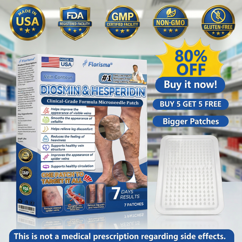 One Patch a Day. Visible Vein Relief in Just 7 Days 👨‍⚕️ 𝑭𝑳𝑶𝑹𝑰𝑺𝑴𝑨® 𝑫𝑰𝑶𝑺𝑴𝑰𝑵 & 𝑯𝑬𝑺𝑷𝑬𝑹𝑰𝑫𝑰𝑵 𝑪𝒍𝒊𝒏𝒊𝒄𝒂𝒍-𝑮𝒓𝒂𝒅𝒆 𝑭𝒐𝒓𝒎𝒖𝒍𝒂 𝑴𝒊𝒄𝒓𝒐𝒏𝒆𝒆𝒅𝒍𝒆 𝑷𝒂𝒕𝒄𝒉 🌻 𝗔𝗱𝘃𝗮𝗻𝗰𝗲𝗱 𝗛𝗲𝗿𝗯𝗮𝗹 𝗕𝗹𝗲𝗻𝗱 𝗧𝗮𝗿𝗴𝗲𝘁𝘀 𝗦𝗽𝗶𝗱𝗲𝗿 𝗩𝗲𝗶𝗻𝘀 & 𝗥𝗲𝗹𝗶𝗲𝘃𝗲𝘀 𝗛𝗲𝗮𝘃𝘆, 𝗧𝗶𝗿𝗲𝗱 𝗟𝗲𝗴𝘀